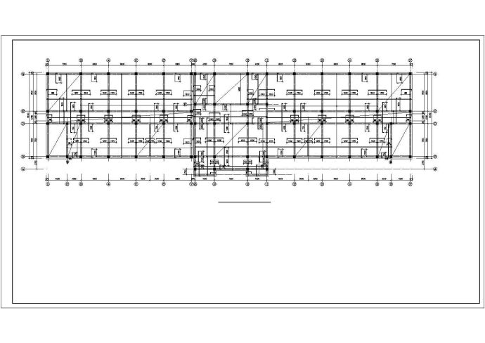 学校教学楼框架结构设计CAD施工图_图1