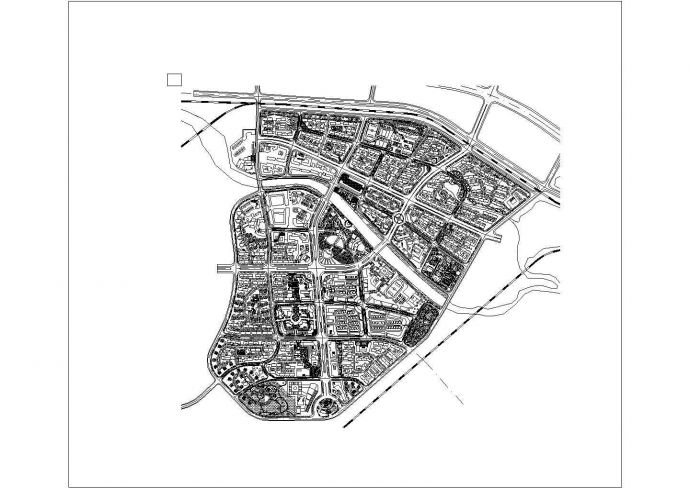 大型综合小区全套规划施工图_图1