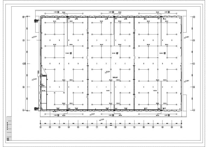 某库房电气设计CAD系统平面图_图1