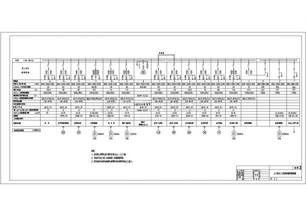 某工厂6kV高压系统及平面图CAD设计-图二