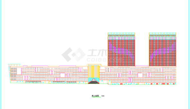 四川国际商贸中心城市综合体扩初图纸-图一