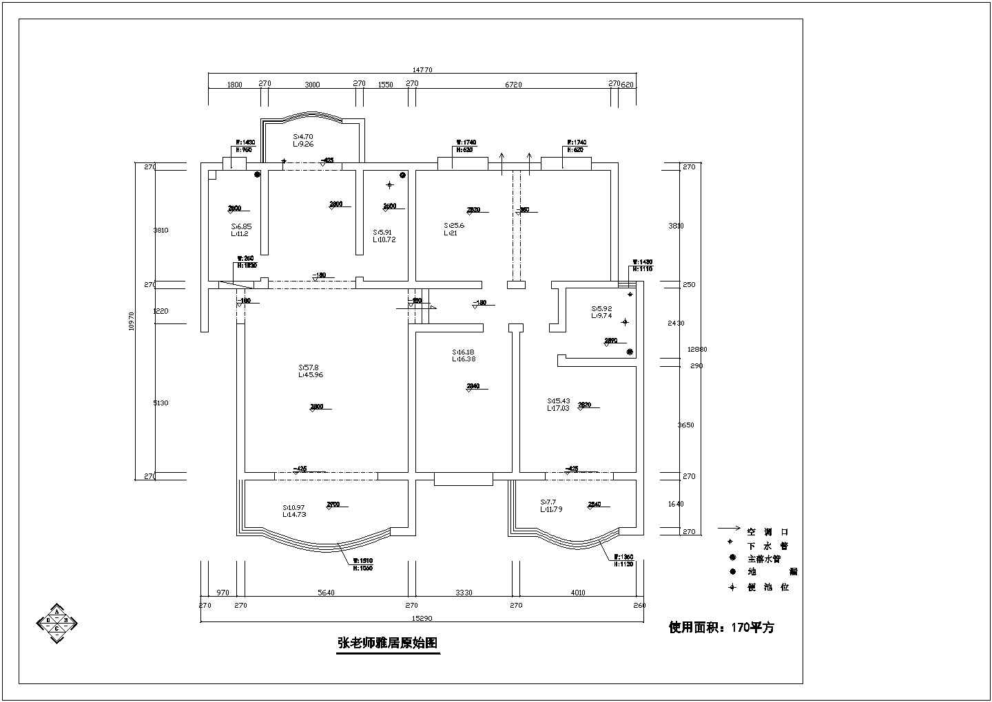 西渡雅居设计方案cad施工图