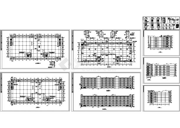厂房设计_某超大厂房建筑设计方案详细施工CAD图纸-图一