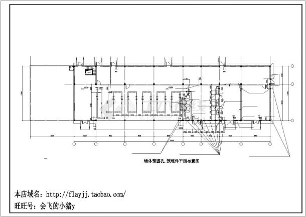 郑州市某大型发动机厂单层钢结构动力车间厂房建筑设计CAD图纸-图一