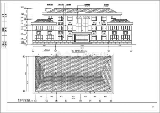 厂房设计_某郊区工业区厂房建筑全套设计方案详细施工CAD图纸-图二