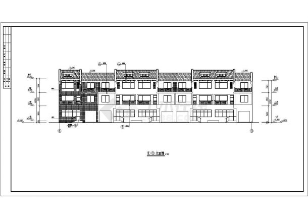 某地区玉泉馨园别墅建筑结构设计方案详细施工CAD图纸-图二