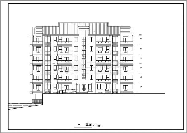 某地区东湖行吟水榭豪宅建筑详细设计方案施工CAD图纸-图二