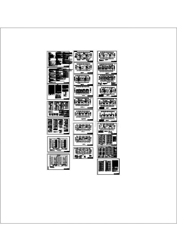十二层住宅建筑电气施工全套图纸设计-图一