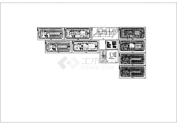 某综合商业楼消防施工全套图纸设计-图一