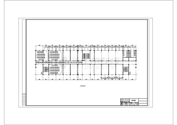土木工程毕业设计_土木工程毕业设计_ 5627.7平米，五层中学教学楼（含计算书、部分建筑图）CAD图纸-图二