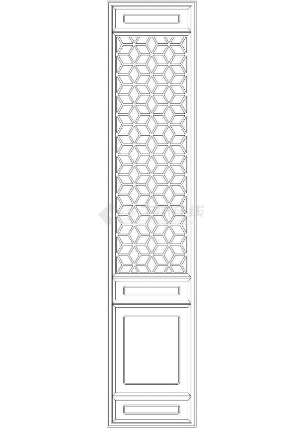 中式风格常用古式大门大样设计CAD图纸（470张）-图二