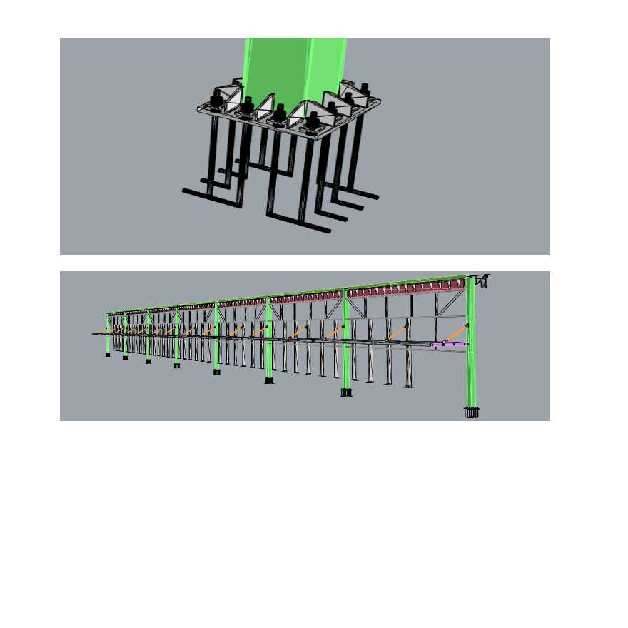 非常经典的三维钢结构节点照片（有三维模型的，也有现场实体的）-图二