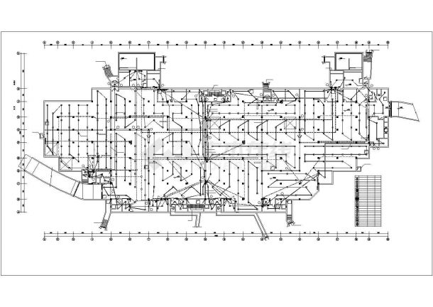 地下汽车库电气CAD参考图-图二