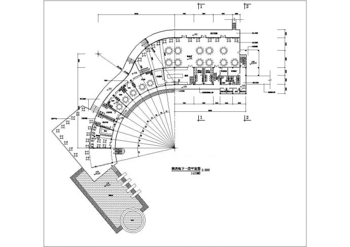 某老城区国际商业酒店建筑全套设计方案CAD图纸_图1