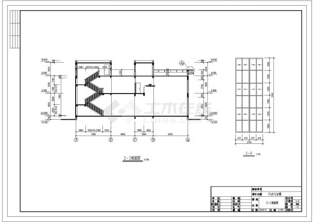 某高档豪华别墅建筑详细设计施工方案CAD图纸-图二
