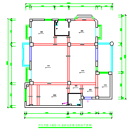 104平米室内家庭精装修cad平立面施工图纸