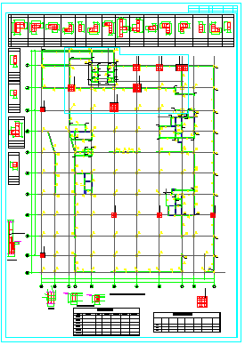 某2层地下室建筑结构cad设计施工图-图二