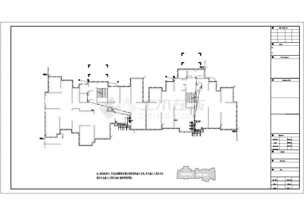 某二十二层综合楼电气施工全套图纸设计-图二