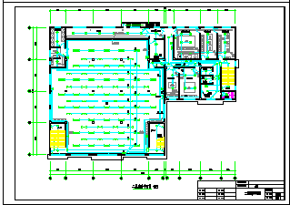 某地区大学校园框架结构食堂cad全套电气图纸-图二