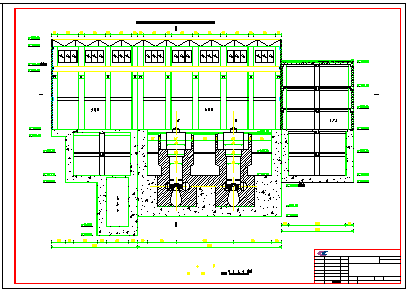 某地二瓦槽水电站厂房整套CAD设计施工图