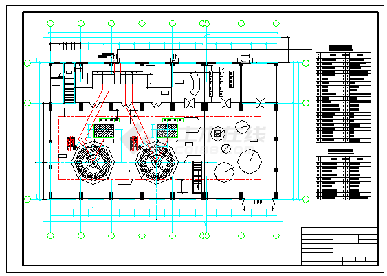 地一级水电站全套cad设计施工图纸-图二