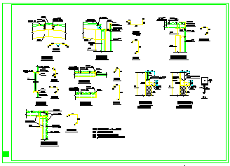 某钢结构各类节点大样cad设计施工图_图1