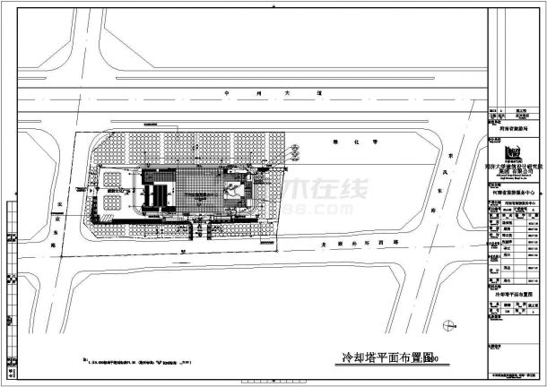 南京市某大型旅游文化中心暖通系统设计CAD图纸-图一