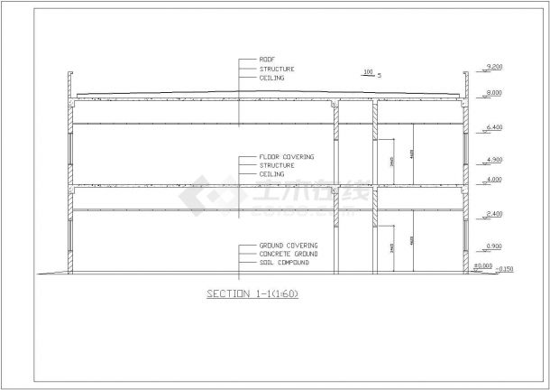 厂房设计_某经典标准大型厂房建筑完整设计施工CAD图纸-图二