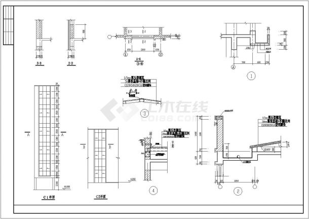 厂房设计_某经典标准厂房建筑全套设计施工CAD图纸-图二