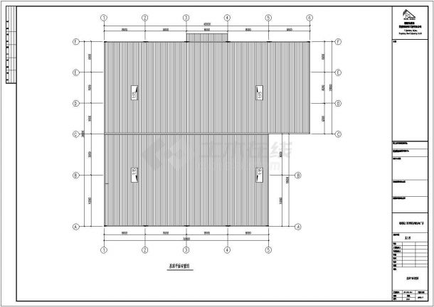 某经典标准型公司钢结构方案设计施工CAD图纸-图二