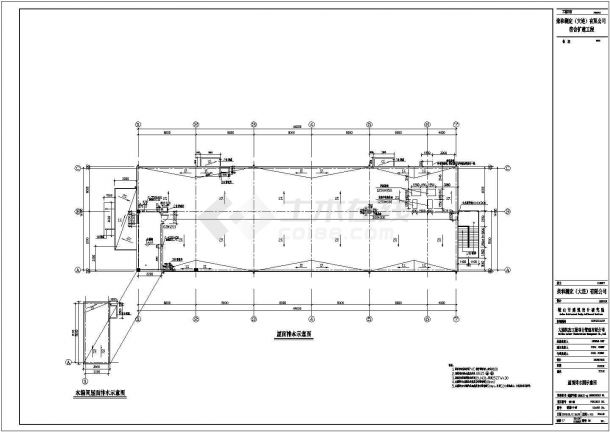 某现代标准框架宿舍楼建筑结构设计施工CAD图纸-图二