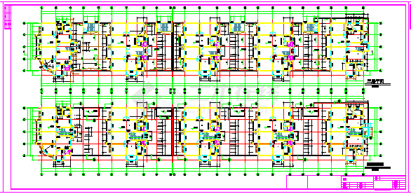 某商居综合大楼CAD施工建筑设计图纸-图二