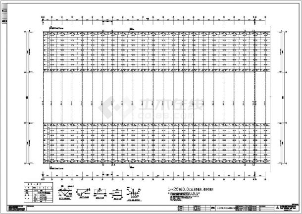 某现代标准安华公司钢结构工程设计详细施工CAD图纸-图二