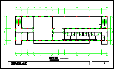 某小型办公楼建筑设计施工CAD图纸-图二