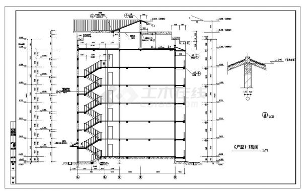 某城市建筑工程布置CAD规划详图-图一