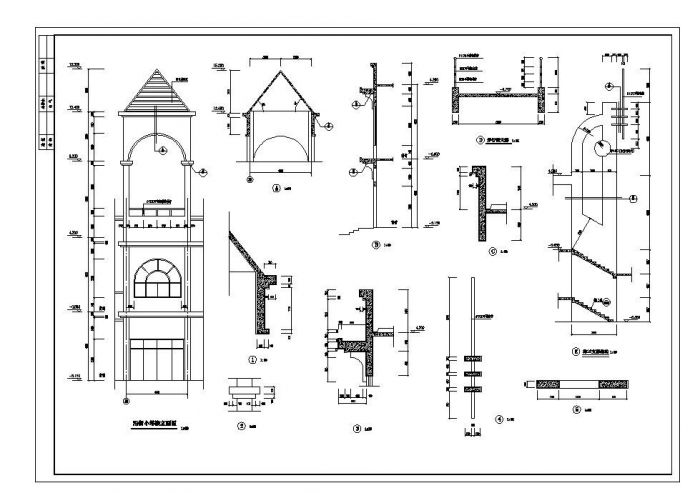 某市区房屋建筑工程布置CAD详图_图1