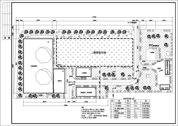 某现代标准污水处理厂平面规划设计详细施工CAD图纸_图1