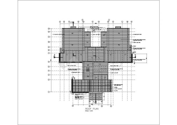 厂房设计_某现代标准外国厂房建筑设计详细施工CAD图纸-图二