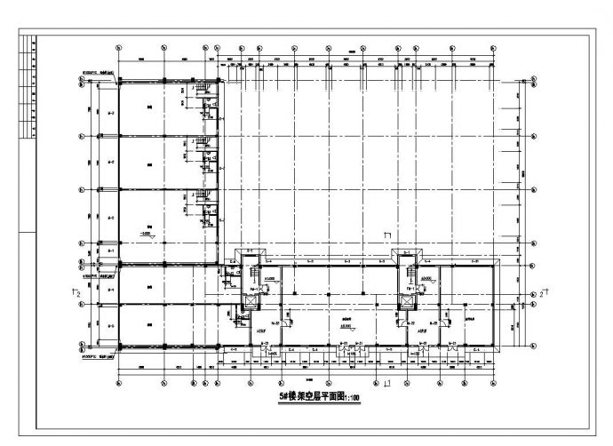 某市高层建筑工程结构布置CAD详图_图1