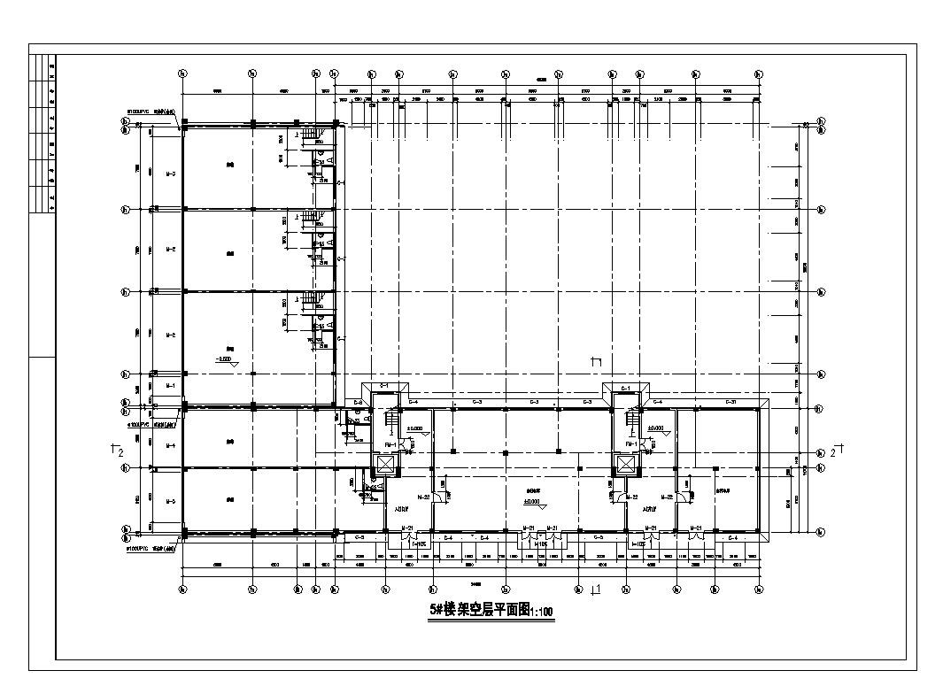 某市高层建筑工程结构布置CAD详图