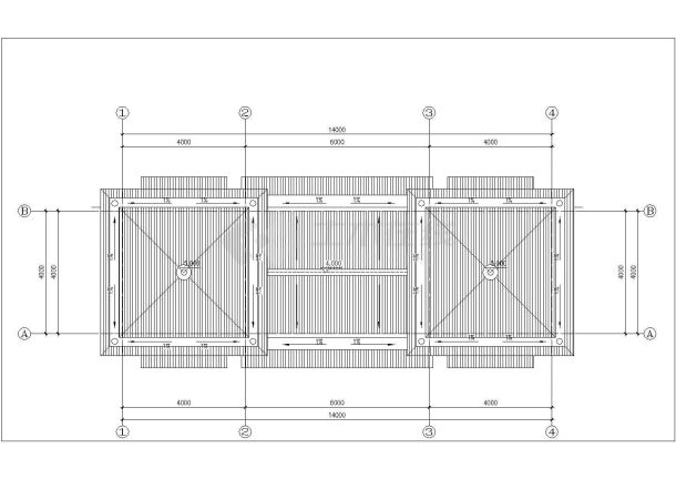 某现代标准配电房建筑设计详细施工CAD图纸-图二