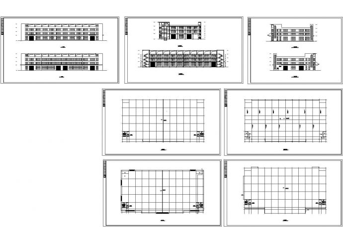 厂房设计_某现代标准五金公司厂房建筑设计详细施工CAD图纸_图1