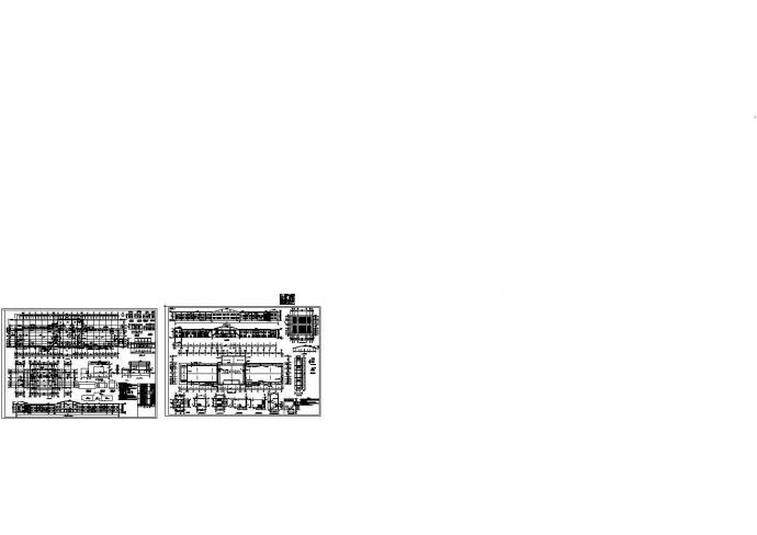 某现代标准动力站建筑设计详细施工CAD图纸_图1