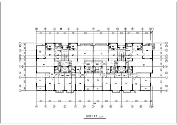 住宅设计_3栋9层小高层住宅扩初设计CAD图-图一