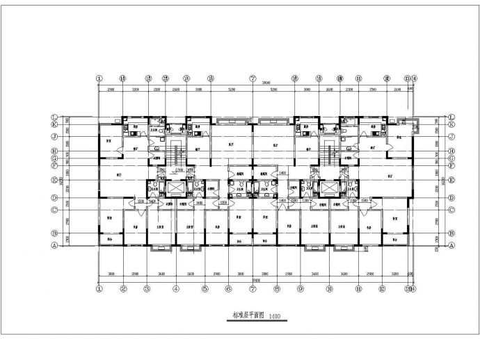 住宅设计_3栋9层小高层住宅扩初设计CAD图_图1