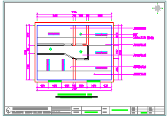 某住宅项目小型售楼处CAD施工设计图_图1