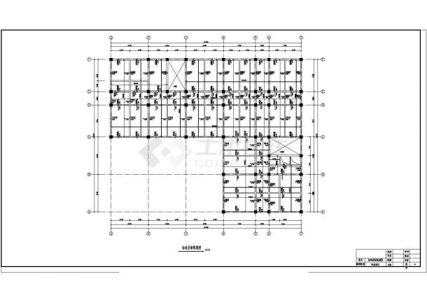 土木工程毕业设计_某倒L型框架教学楼结构施工图纸（毕业设计）-图二