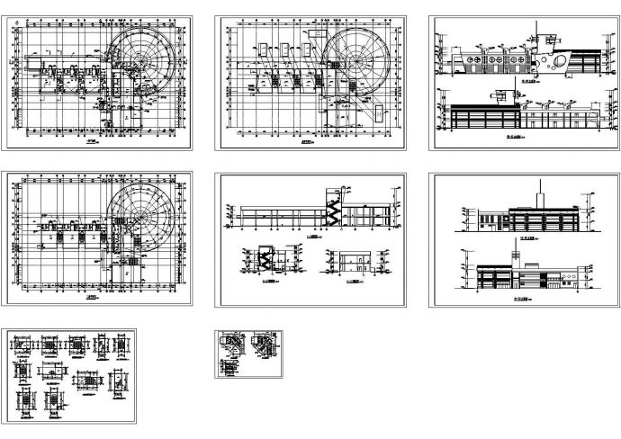西安某社区2层高档幼儿园建筑设计CAD图纸_图1