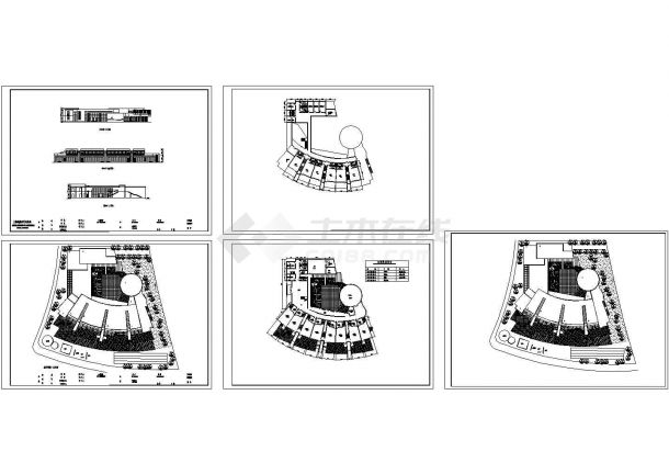 南昌市某高档私立幼儿园全套建筑设计CAD图纸-图二