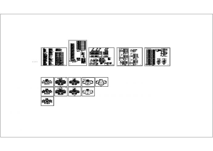 24层高层住宅电气施工全套图纸设计_图1